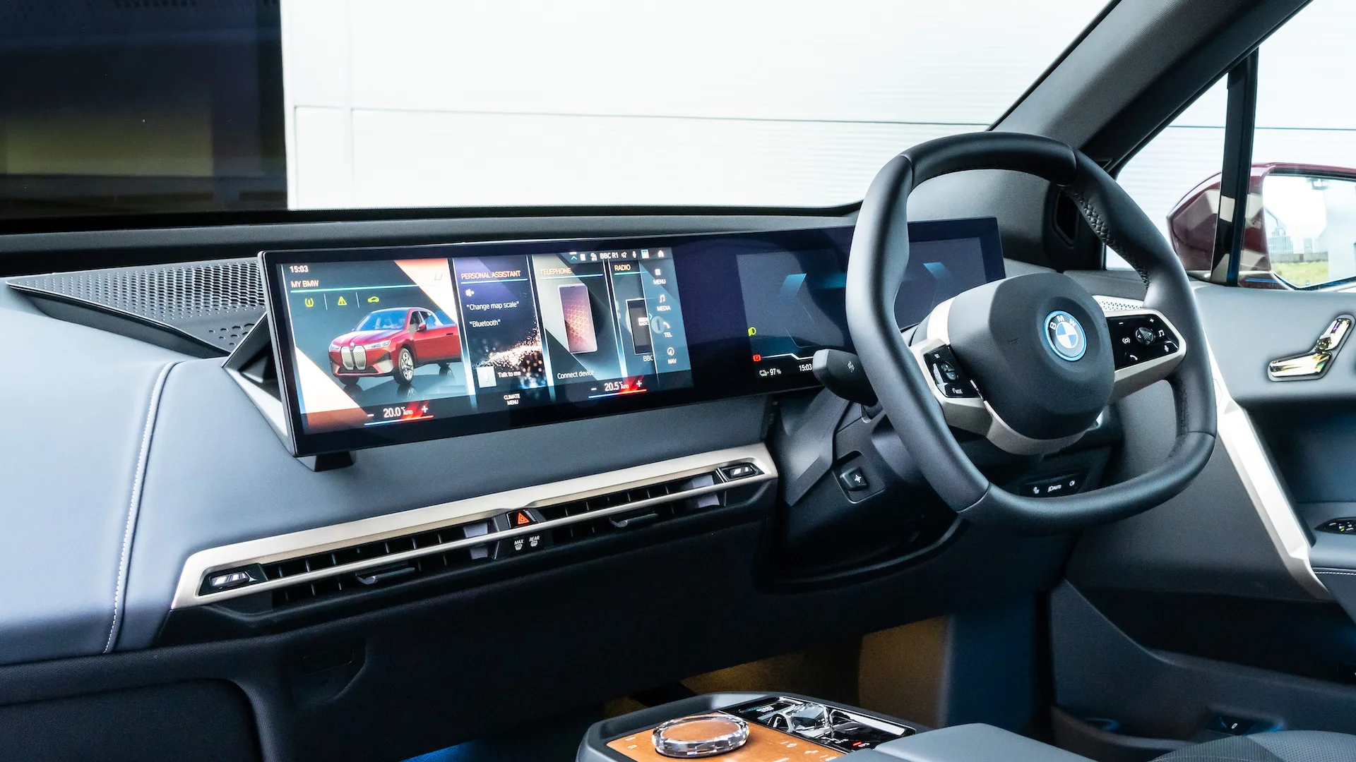 Right-hand-drive BMW interior